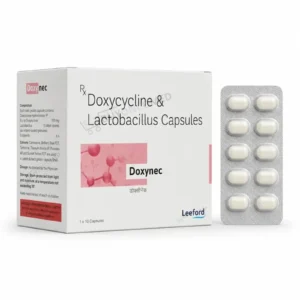 Doxynec (Doxycycline 100mg + Lactobacillus (50Million spores)