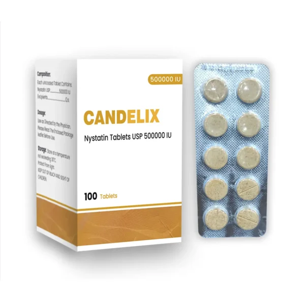Nystatin Tablets USP 500000 IU (Candelix)